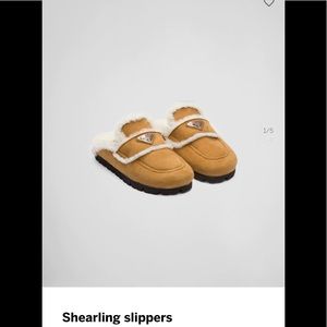 Prada Shearling slippers Size 37